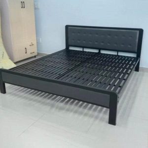 giường 1 tầng bọc da cao cấp 1m4x2m hộp 48 rát sắt